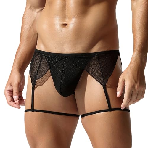 Mens Lace Boxers Briefs