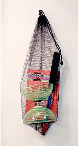 Zeekio Master Triple Bearing Diabolo Full Size 5” Chinese Yoyo w/ Carbon Sticks and String Mesh Bag (Lime)