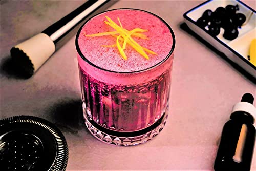 Image of Premium 280 ML Water & Juice Drinking Glasses Set of 6 Vintage Glassware Set for Juice, Cocktail, Mocktail, Whisky All Beverages Everyday Uses for Gift (6, MT-07)