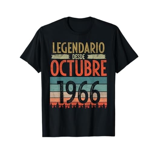 Octubre 1966 Vintage - 59 Años Regalo Cumpleaños Hombre Camiseta