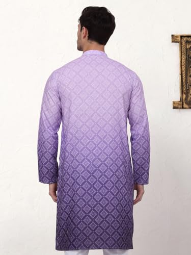 Image of Jompers Men's Cotton Regular Fit Casual Kurta