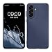 Produktbild kwmobile Case kompatibel mit Samsung Galaxy A56 5G Hülle - Schutzhülle aus Silikon metallisch schimmernd - Handyhülle Metallic Blau