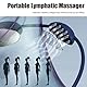 Tragbares Lymphdrainage Gerät Ems Nackenmassagegerät mit Wärme 4 Modi und 15 Intensitätsstufen zum Stressabbau Verwendung Zu Hause Im Büro und Im Auto