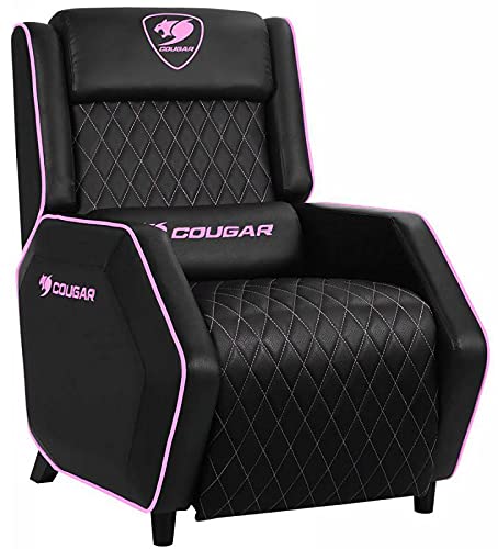 Cougar Sofá Ranger Eva - hasta 160Kg, Negro/Rosa, Grande