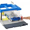 Matchbox Action Drivers Auto Shop Playset with 1 Chevy Silverado, Moving Parts & Figures, Toy for Kids 3 Years Old & Up