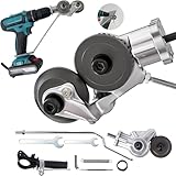 Metal Nibbler Drill Attachment - Electric Drill Shears Attachment Cutter Nibbler,Sheet Metal Cutter Tool Adapter Is Fit For Cutting Various Metals Materials Such As Aluminum, Iron.