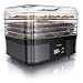 Produktbild Arendo - Dörrautomat mit Temperaturregler 350 Watt - Edelstahl Dörrgerät für Lebensmittel Fleisch Früchte Gemüse - 40-70 Grad - 5 Einlegefächer - GS zertifiziert - Dehydrator - BPA frei