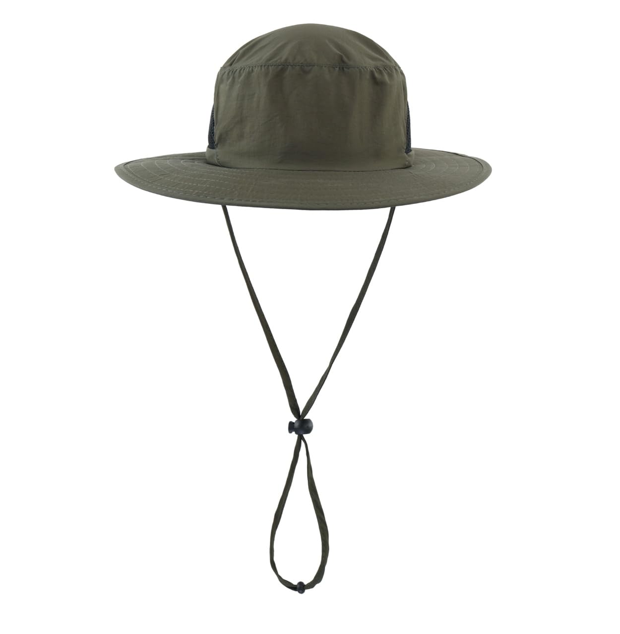 Chapeau de soleil réglable en maille à large bord pour enfants avec protection UV