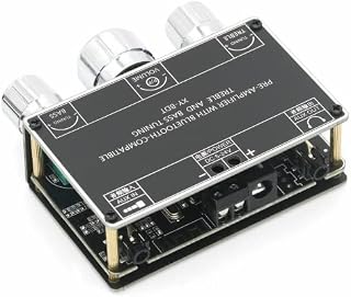 DollaTek bluetooth 5.1 Audio Receiver Decoder Dual Channel Stereo Tone Board Volume Controller Treble Bass Tonal Preamp Amp for Amplifier