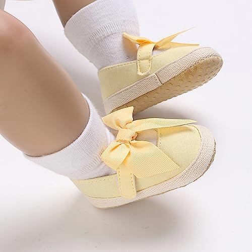 Summer Children Infant Toddler Shoes Girls Sports Flat Bottom Super Lightweight Ribbon Bow Solid Shoes Girls Size 83