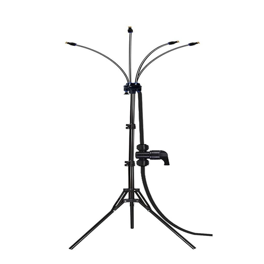 Per Sistema di irrigazione a spruzzo verticale a bassa pressione con raffreddamento immediato di giardino e piscina. tubi flessibili con ugelli in ottone consentono una piegatura