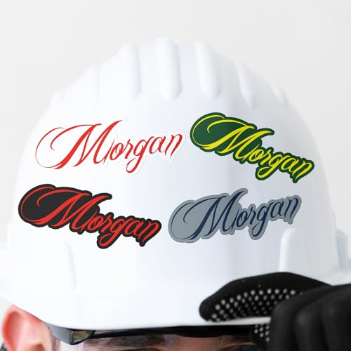 Personalized Custom Name for Helmet Hard hat Sticker Hardhat Electrical Workers Blue Collar Plumber Mechanic Hardhat Sticker Waterproof Vinyl Stickers for Water Bottle Gifts for Dad Kid Boy Tumbler