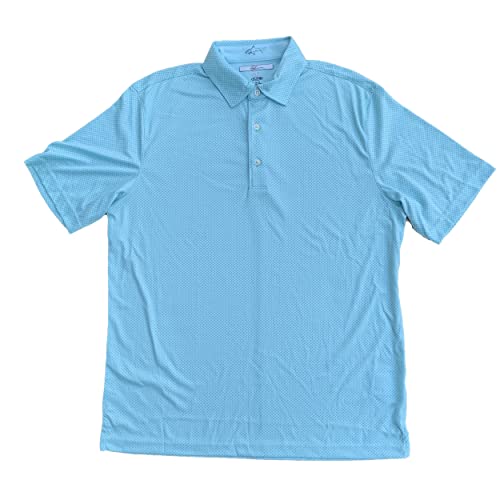 Polo de golf de prestige Greg Norman ML75 microfibre aqua M