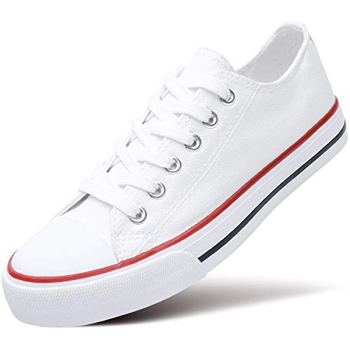 white womens canvas sneakers