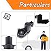 ‎LEVANLIGHT Rear Parking Hand Brake Caliper Servo Motor Handbrake Actuator Compatible for BMW M5 X3 Z4 f10 f11 528i 535i 640i 650i Replace# 34216791420 34216794618