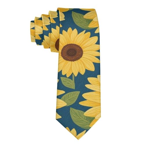 Men's Printed Necktie - Skinny Graduation Tie for Special Events
