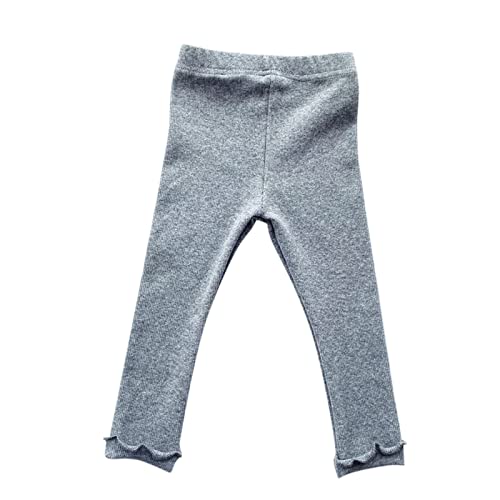 Toddler Girls Simple Fashion Soild Color Soft Dance Pants Leggings Ninth Length Pants Casual Wear Spring Clothing