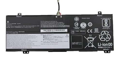 Bateria de substituição para laptop compatível L18C4PF3 5B10T09081 5B10W67415 Lenovo Flex 14 2-in-1
