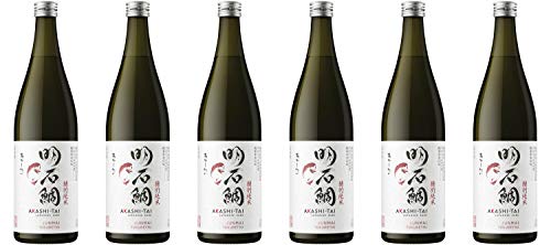 Akashi Sake Brewery Sake Junmai 15% vol Sake aus Japan NV Sake (6 x 0.72 l) Cover
