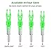 DZHONGD Lighted Nocks for Arrows with .166/G, .204/X, .233/H, .244/S and .246/GT, Bowstring Activation,Archery Lighted nocks (6 Pack)