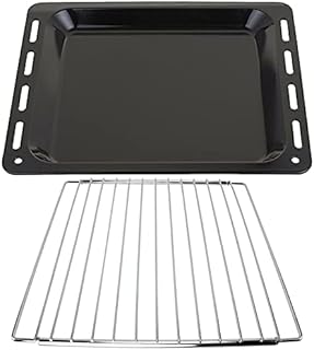 SPARES2GO Baking Tray + Extendable Locking Arm Shelf compatible with SMEG Oven Cooker