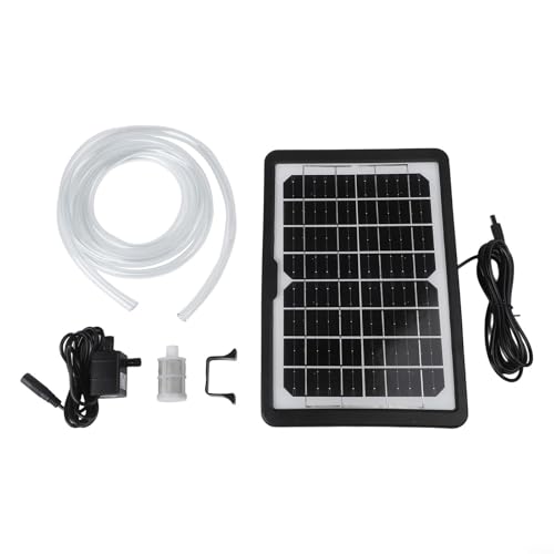 Pompe solaire à double sortie 240 l/h avec panneau orientable 6W - 7