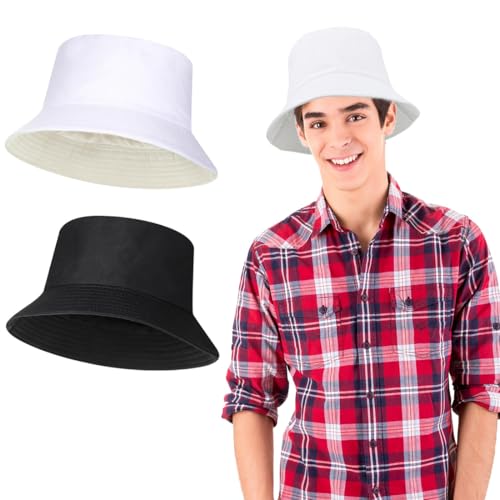 AIYVELU 2 Stück fischerhut damen, sonnenhut herren, Fischerhüte...