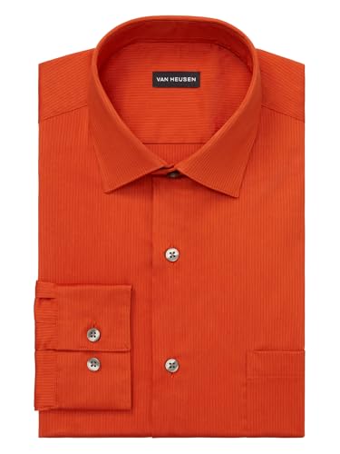 Image of Van Heusen Men's Dress Shirt Fitted Everyday Defense Stretch