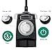 G-Homa 24 Hour Mechanical Outdoor Timer Outlet, Outdoor Timer for Lights, Waterproof, 2 Grounded Outlets, 15A 1/2HP, Heavy Duty, ETL Listed