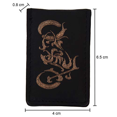 Image of LB LEATHERBOSS Men's New Leather Strong Magnetic Money Clip (Motorcycle)