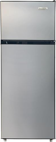 Frigidaire, Refrigerador de 2 puertas tamaño apartamento con congelador, 7.5 pies cúbicos, estantes ajustables a prueba de derrames, puertas y