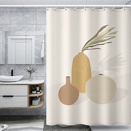 Rideau douche polyester lavable pour baignoire et douche italienne - 3