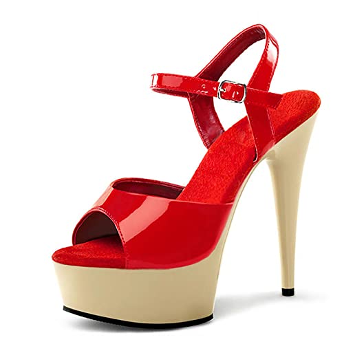 Chaussures à escarpins à bout ouvert confortables pour danser - 2