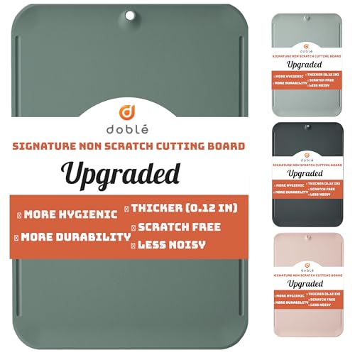 Premium Upgraded dobl&eacute; Non-Scratch Flexible Cutting Board for Chopping, Scratch Free, Juice Grooves...
