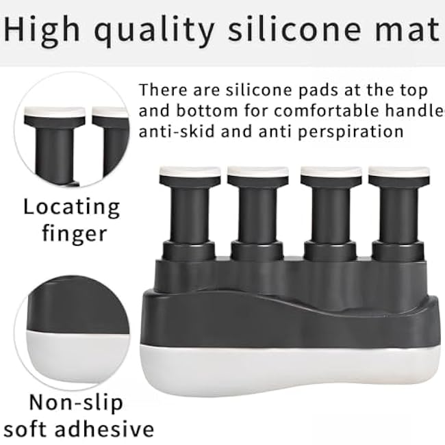 Finger Strengthener,Finger Exerciser and Hand Strengthener Rehab for Musician,Rock Climbing,Comfortable Conditioning
