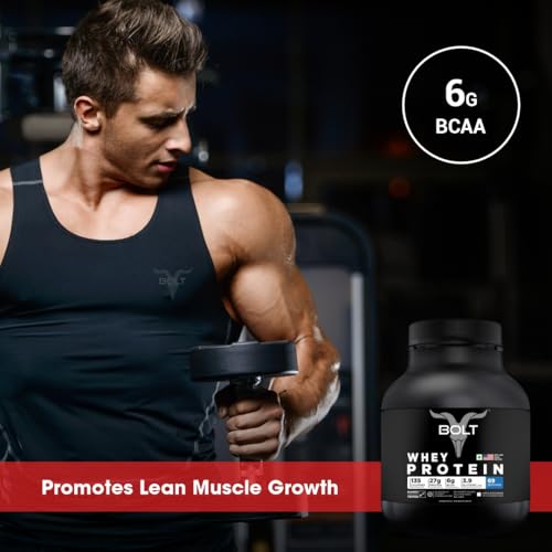 Image of Bolt 100% Whey Protein Powder| 25g Protein Per Scoop, 6G BCAA | Unflavour | 56 Servings | 5lb,2.268 kg | Muscle Recovery | Lean Muscle Support | Low Carb | Fast Absorption |Gluten-Free | Easy to Digest