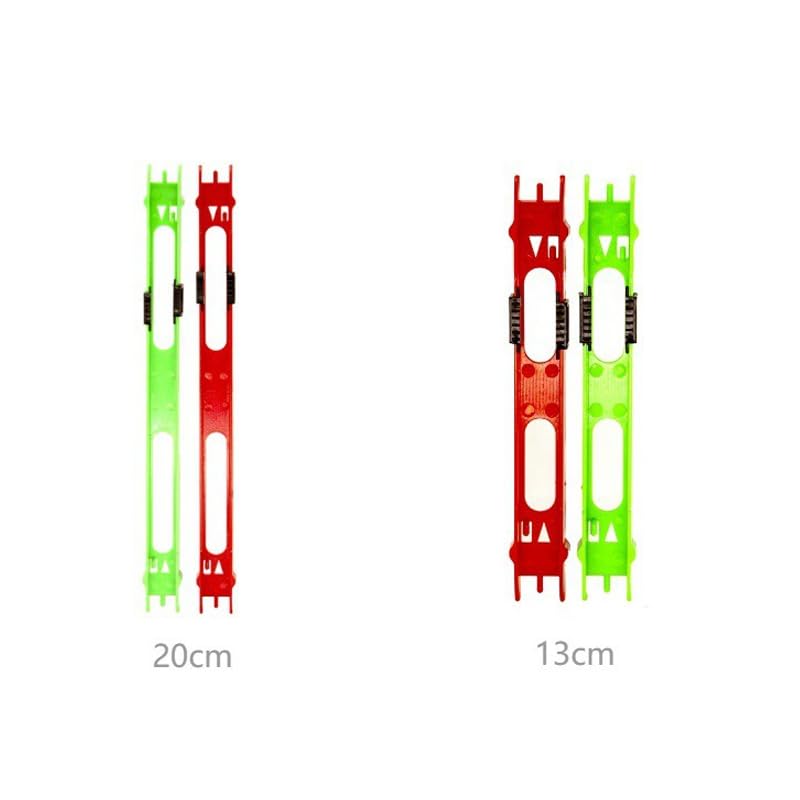 Set 20 piezas organizador de línea de pesca plástico miniatura 4
