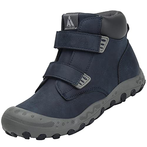 Mishansha Fille Trekking Bottes Garçon Chaussure Marche Unisexe Respirant Antidérapant Marche Trekking Chaussures Sport Enfant, Unisexe Bleu 29 Cover