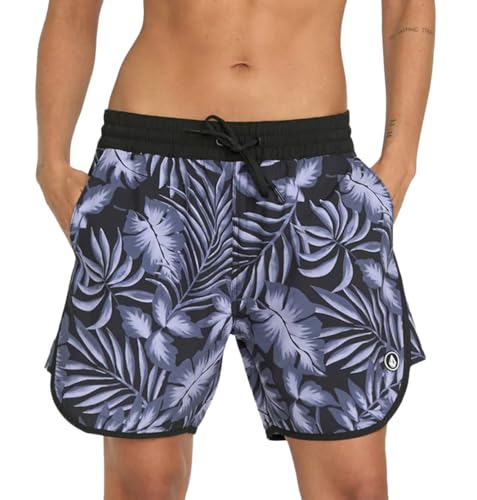 Volcom Women's Paradise Dreamer Boyfriend Boardshorts – Lightweight Stretch Fabric, 6