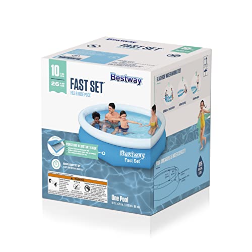 Bestway 57455E Fast Set 10’ X 26 Inch Round Inflatable Pool thumb #5