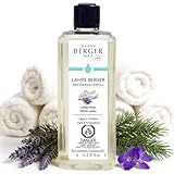 Fresh Linen | Lampe Berger Fragrance Refill for Home Fragrance Oil Diffuser | Purifying and perfuming Your Home | 33.8 Fluid Ounces - 1 Liter | Made in France