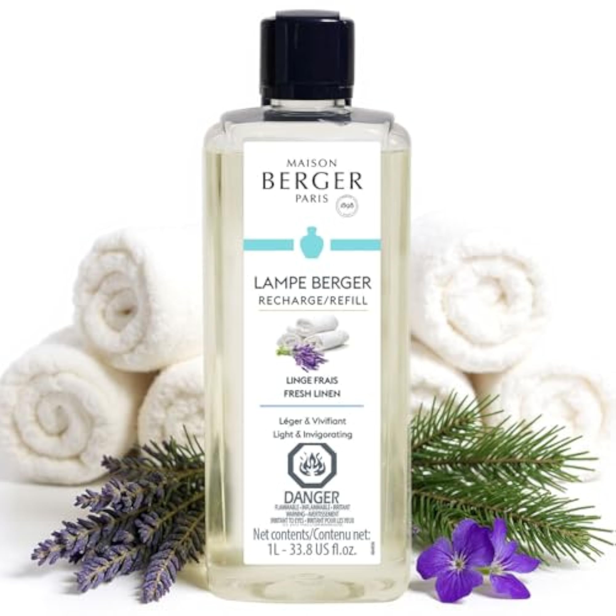 Lampe Fragrance, Fresh Linen, 33.8oz