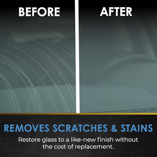 Image of Optical Grade Cerium Oxide 8oz Glass Repair Powder | Glass Window and Windshield Repair | Optical Grade, for use with Camera, Scope, Binocular Lens (8oz with 3 inch Felt Bob Wheel)