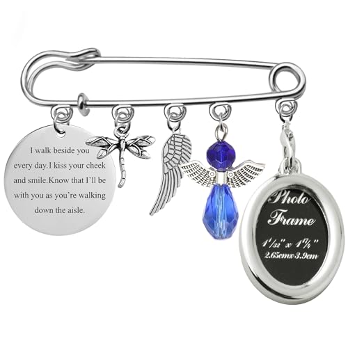 Bouquet Charms for Wedding Memory Wedding Bouquet Photo Charms Something Blue Gift for Bride