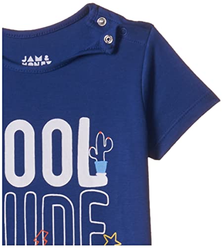Image of Amazon Brand - Jam & Honey Boys Cotton Graphic Printed Half Sleeves T-Shirt | Regular Fit | Soft & Breathable (Available in Pack of 3 & Pack of 5) (2 to 8 Years)