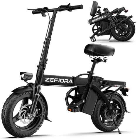ZEFIORA Folding Electric Bike, 14