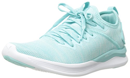 PUMA Women s Ignite Flash Evoknit Wn Sneaker, Island Paradise-Whisper White White, 9.5 M US