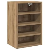 vidaXL Hängeschrank Riga Artisan-Eiche 40x29,5x60 cm Holzwerkstoff, Küche Schrank, Einbauküche, Küchenzeile, Küchenmöbel, Oberschrank, Küche