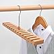 2 Stück krawattenhalter Gürtelhalter Gürtelhalter Gürtelaufhänger für Schrank Holz Wandhalterung Gürtelhalter Gürtel Organizer für Schrank für Schrankorganisation und Aufbewahrung (14 Rillen)