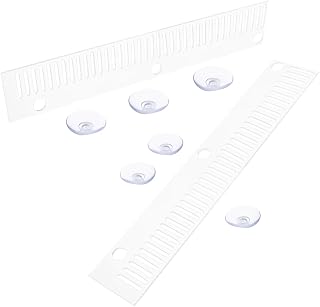 BESPORTBLE 2pcs Fish Comb Overflow Divider for Aquariums Durable Plastic Water Overflow Comb for Fish Tanks Easy Install and Clean and Separator Long